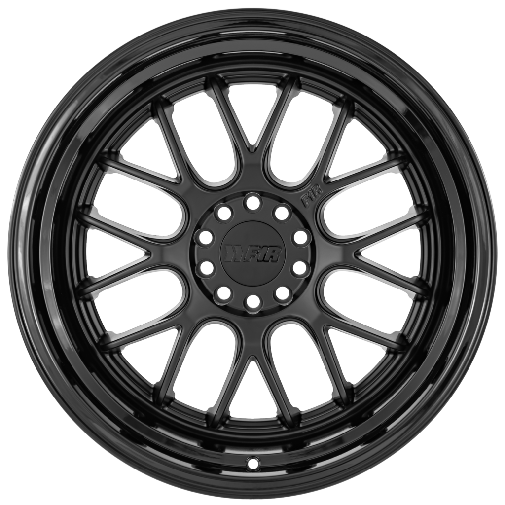 F1R F21 Satin Black / Gloss Black Lip - Image 2