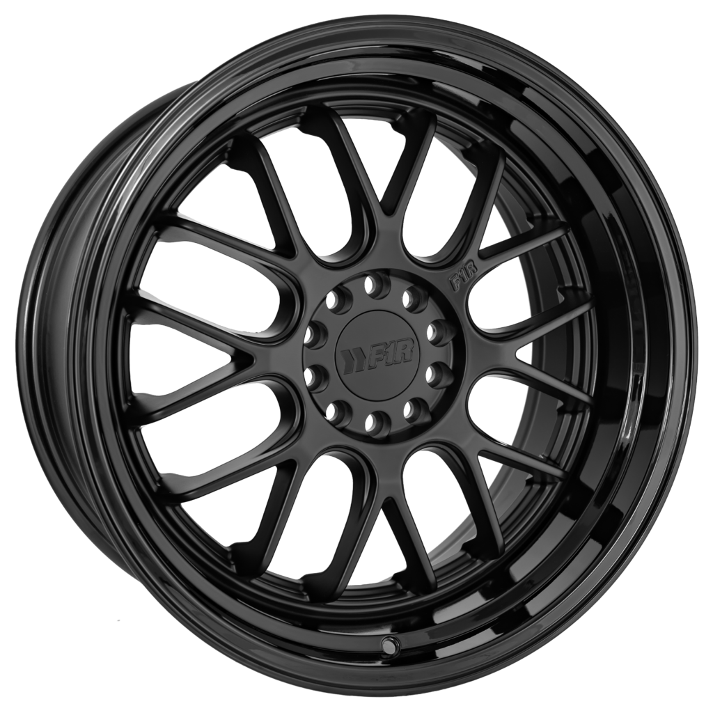 F1R F21 Satin Black / Gloss Black Lip