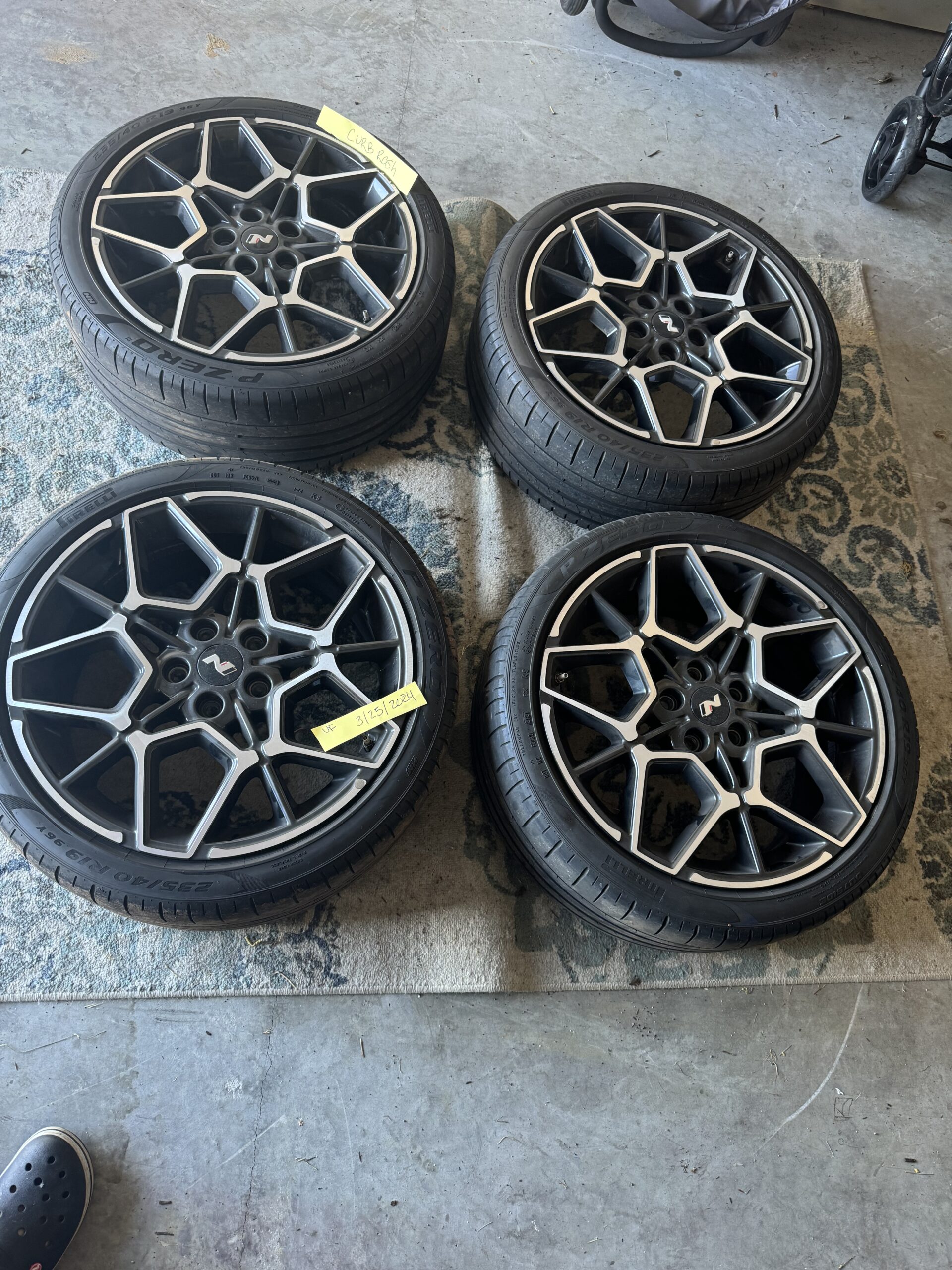 Hyundai Kona N OEM Wheels (USED SET) - Image 2