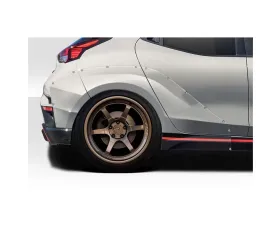 2019-2022 Hyundai Veloster N Duraflex Aerotune Rear Fender Flares - 3 Pieces