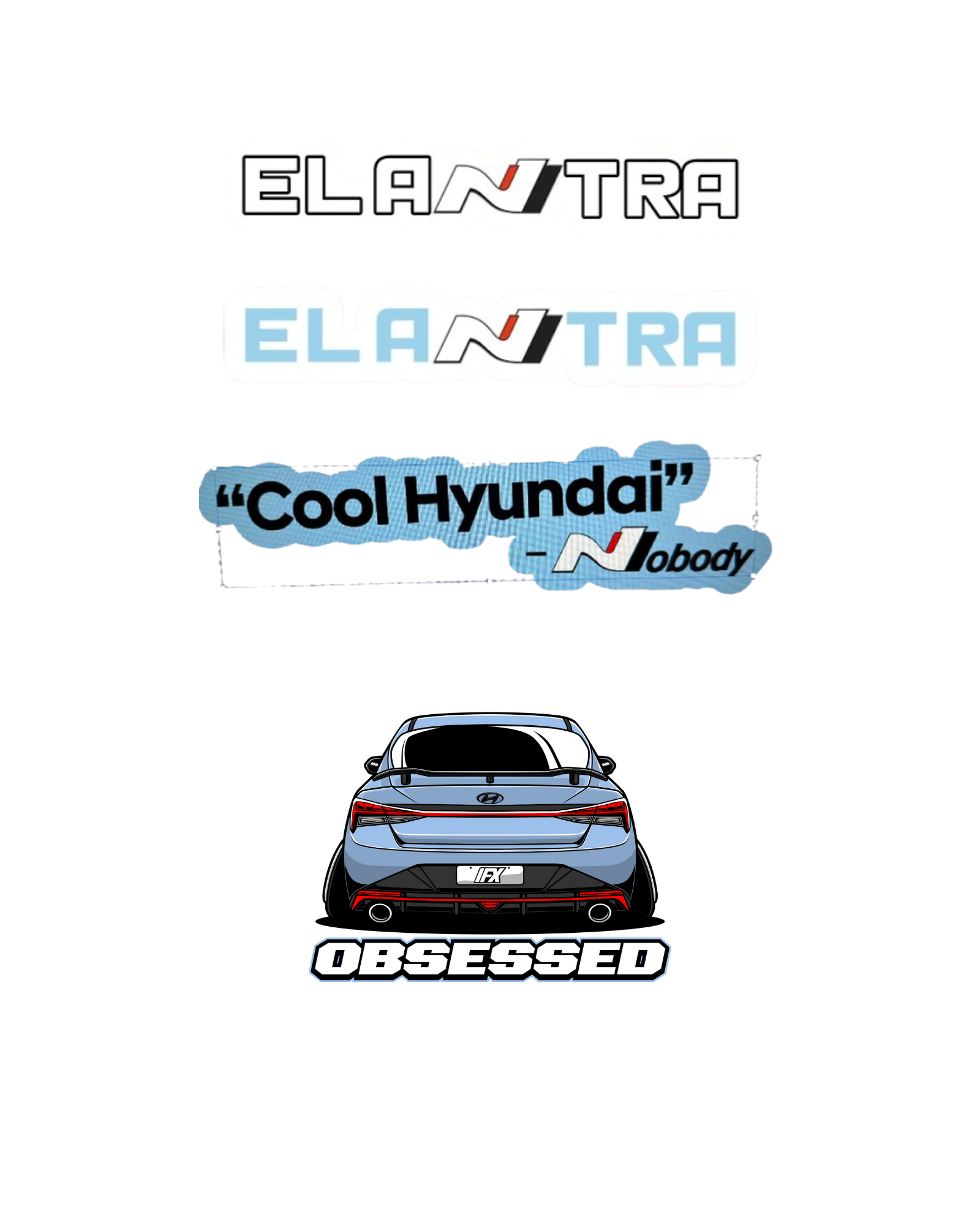Hyundai N decal bundle
