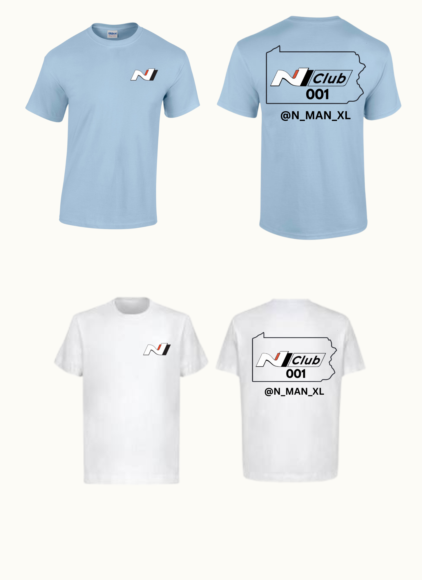 N CLUB MEMBER T-SHIRT w/mem or with IG tag - Image 3